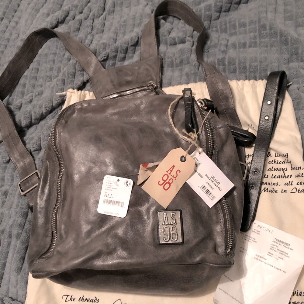 *NWT* A.S.98 HOWE BACKPACK in smoke gray